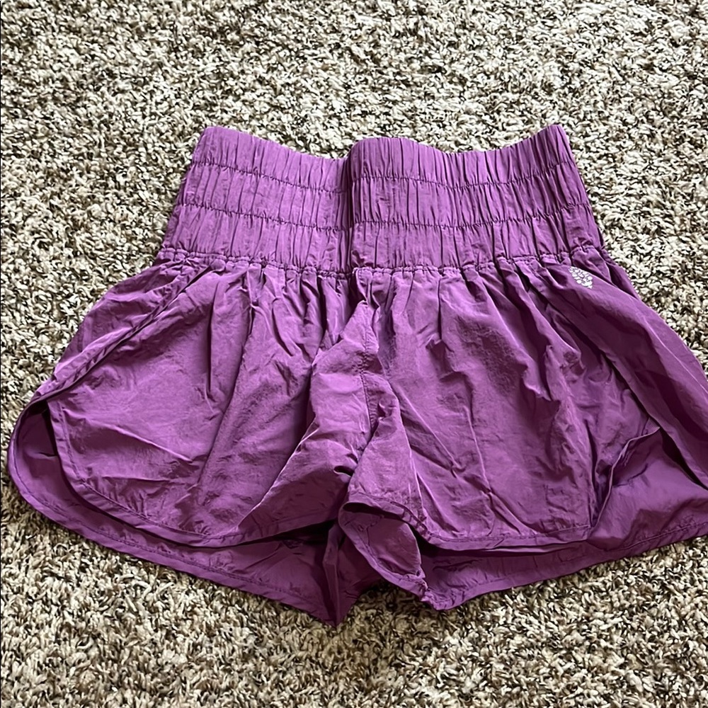 FP Movement Purple Athletic Shorts Relaxed Fit